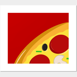 PIZZA slice Posters and Art